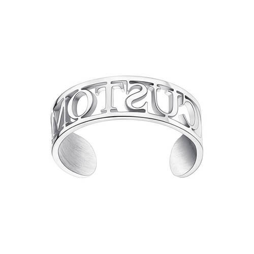 Wholesale nameplate jewelry maker custom letter rings suppliers personalized block name ring bulk manufacturers